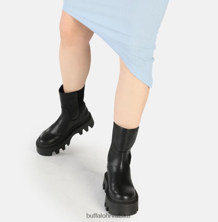 crno Buffalo flora chelsea hi boot vegan |čizme TDD6T636